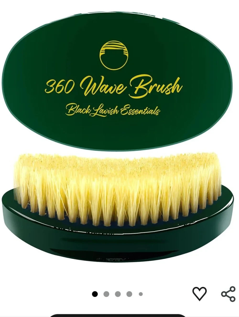 360 Wave Brush Soft Boar Bristles
